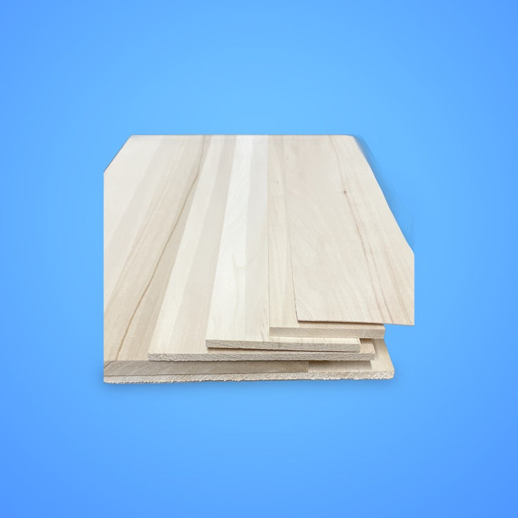 1/16 BASSWOOD SHEETS