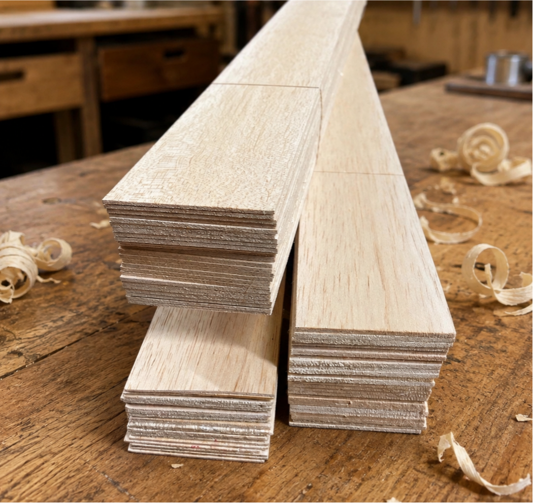 3" Balsa Wood Sheet - Bundle Pack National Balsa