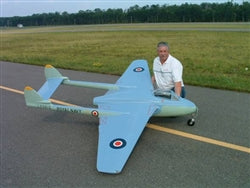 1/4 SCALE DE HAVILLAND DH.100 VAMPIRE - KERRY STERNER