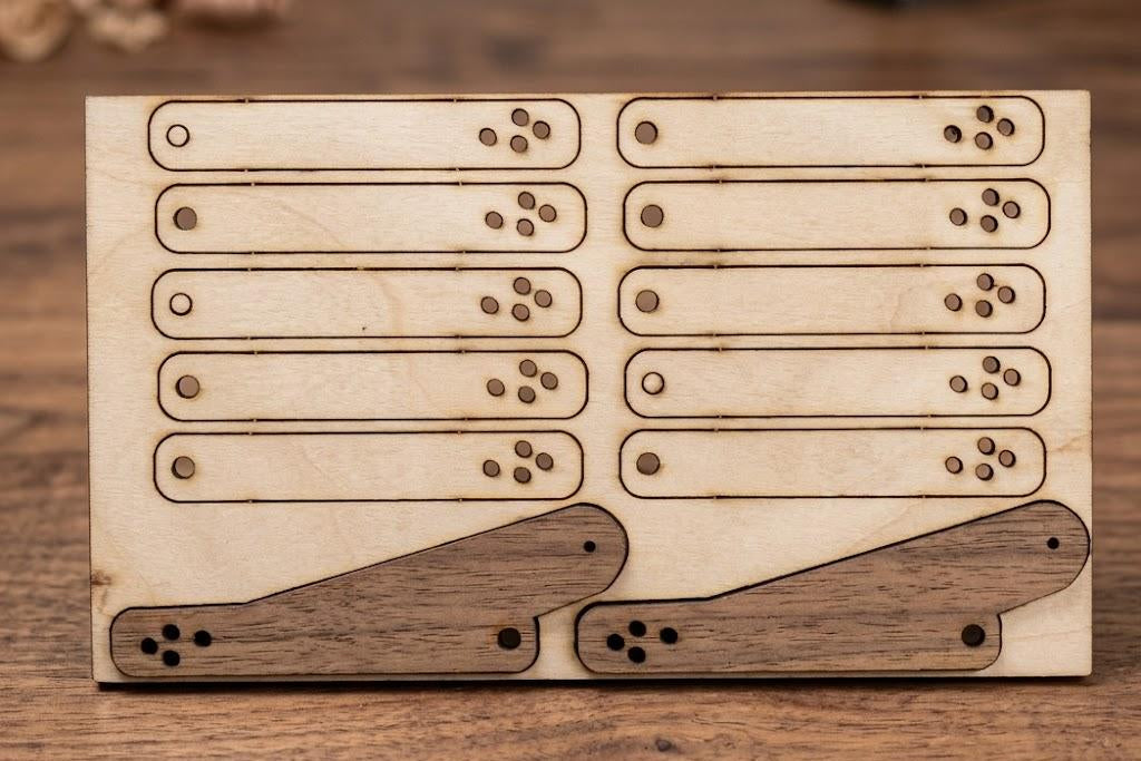 National Balsa - 1/4 Scale Wing Flap Hinge Set National Balsa
