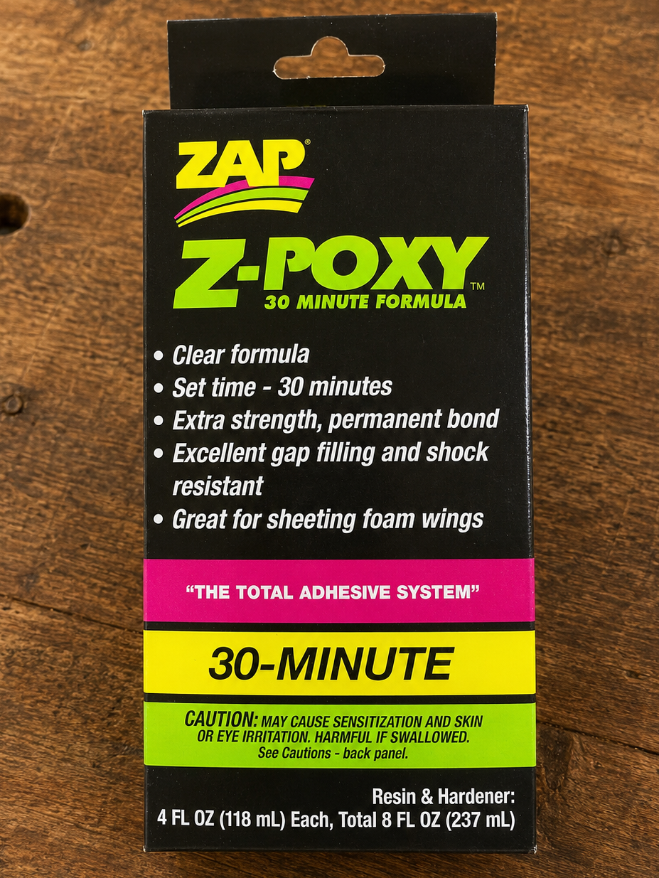 ZAP - Z-Poxy Epoxy 30 Minute Formula (Resin & Hardener) – National
