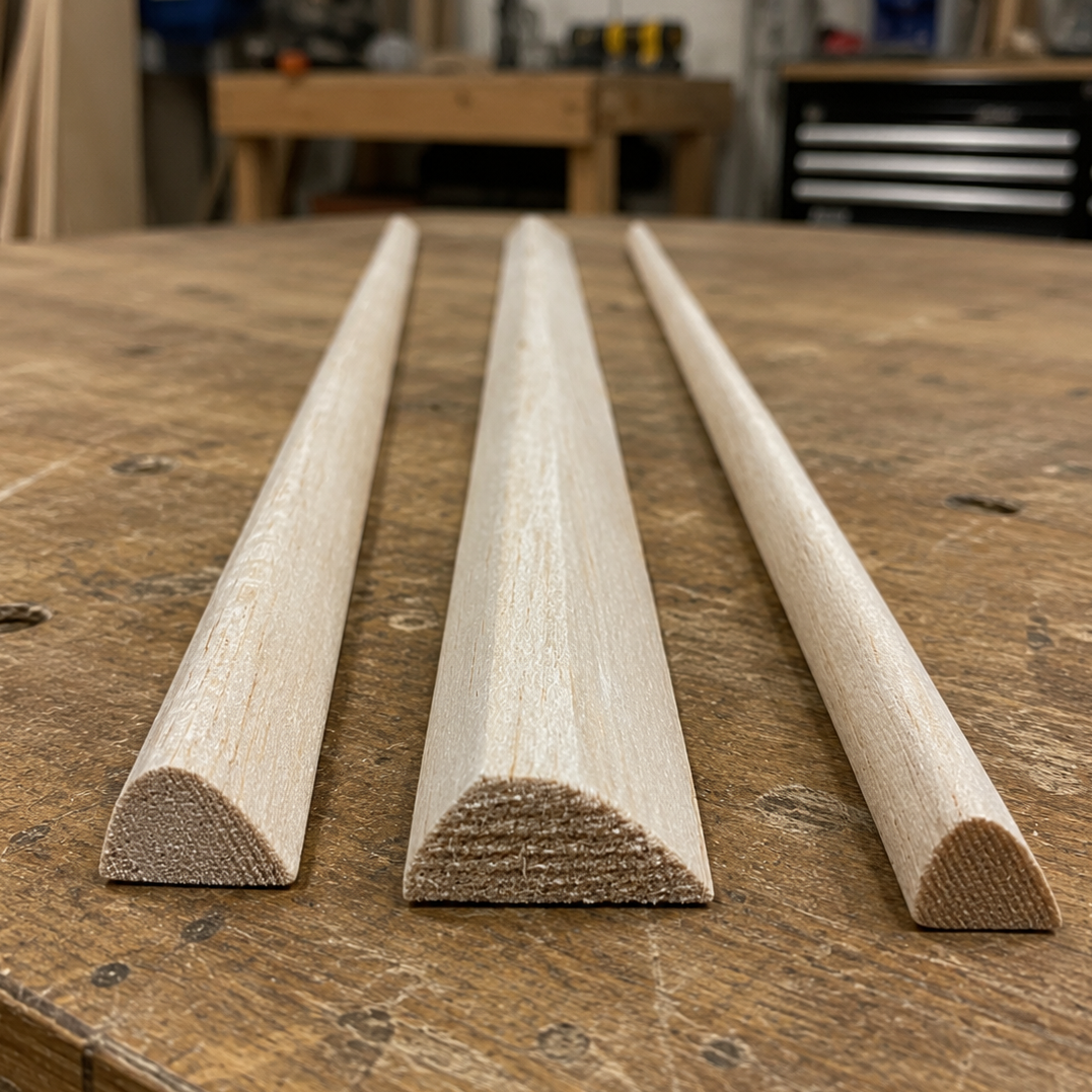 1/2 x 1 x 36 Conventional Leading Edge National Balsa