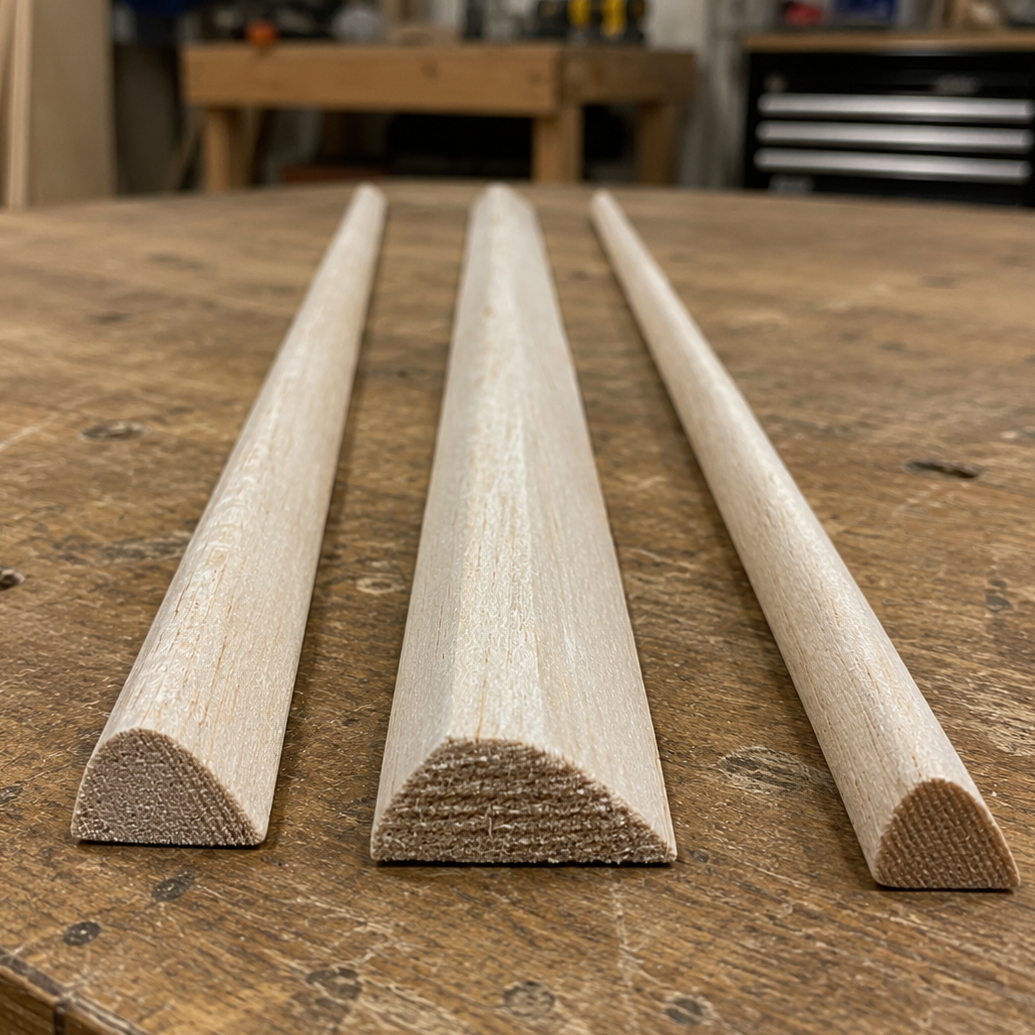 1/2 x 1 x 36 Conventional Leading Edge - Bundle of 10 National Balsa