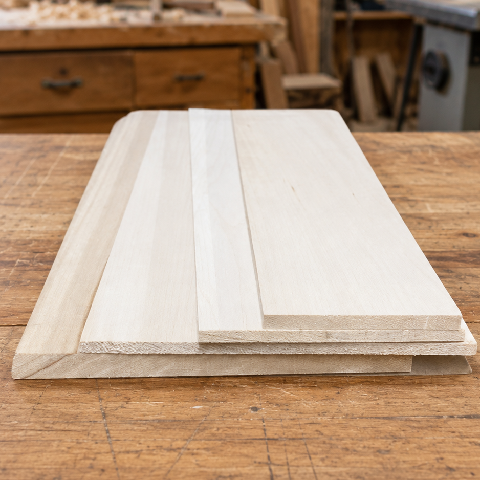 3/4 x 4 x 24 Maple Wood Sheet National Balsa