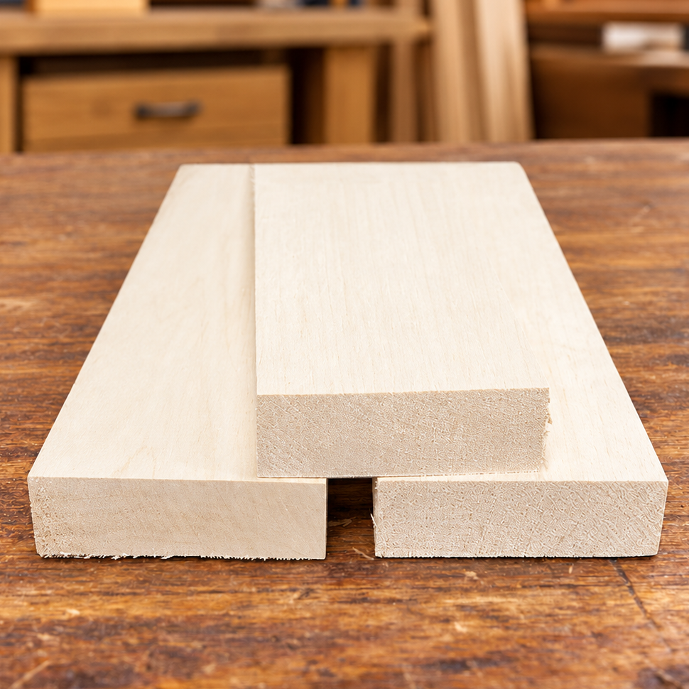 2 x 4 x 48 Basswood Plank National Balsa