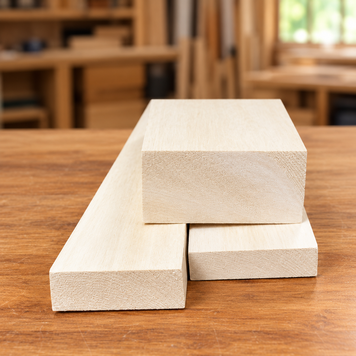 2 x 4 x 48 Basswood Plank National Balsa