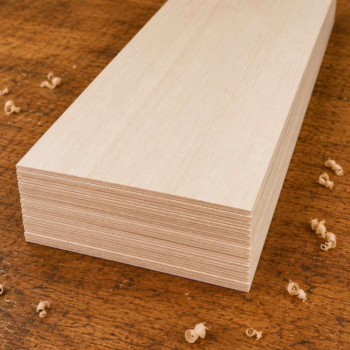 3/32 x 4 x 48 Balsa Wood Sheet - Bundle of 10 National Balsa