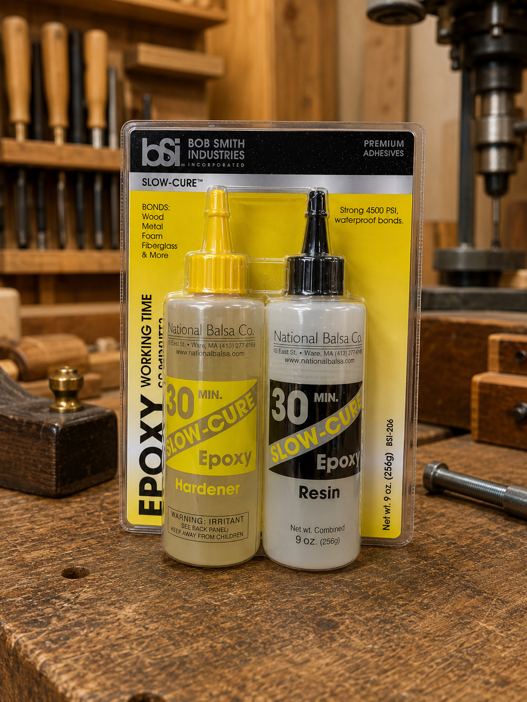 9oz Bob Smith Epoxy - 30 Min Slow-Cure National Balsa