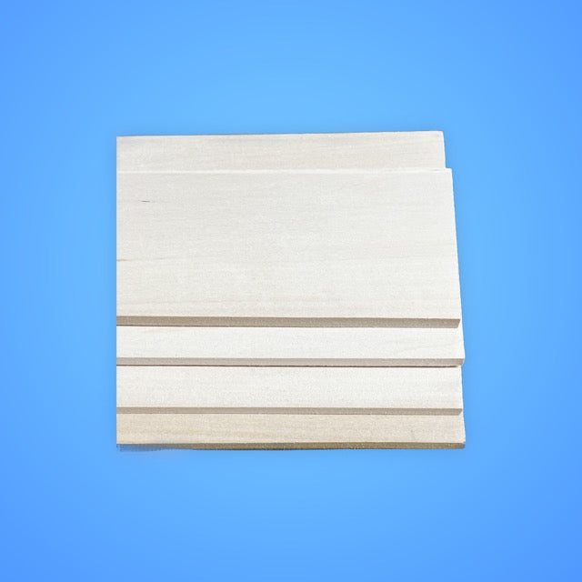 1/16 x 4 x 18 Basswood Sheets