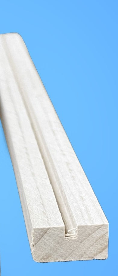 1/2 x 3/4 x 12 Maple Wood Grooved Landing Gear Mount (3/16")