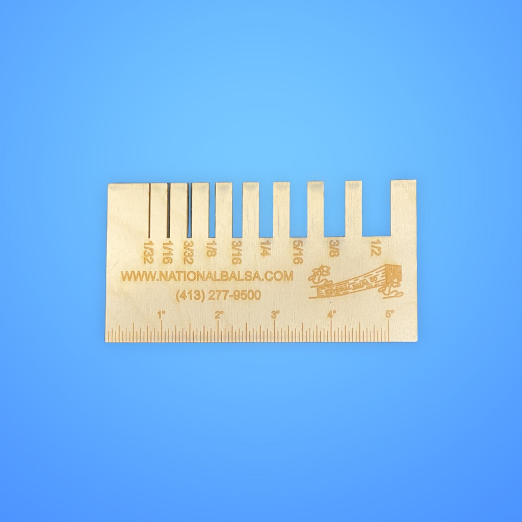 National Balsa Measurement Gauge