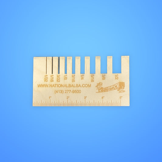 National Balsa Measurement Gauge