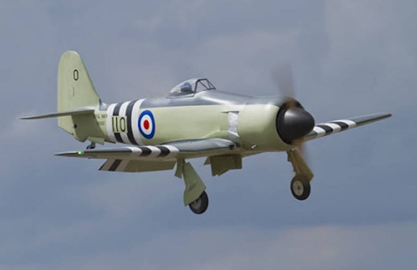 HAWKER SEA FURY (1/4 SCALE, 115" WING SPAN) - JERRY BATES - SHORT KIT