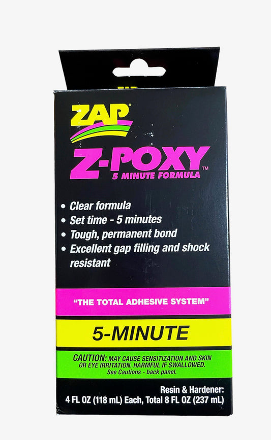 ZAP - Z-Poxy 5 Minute Formula (Resin & Hardener)
