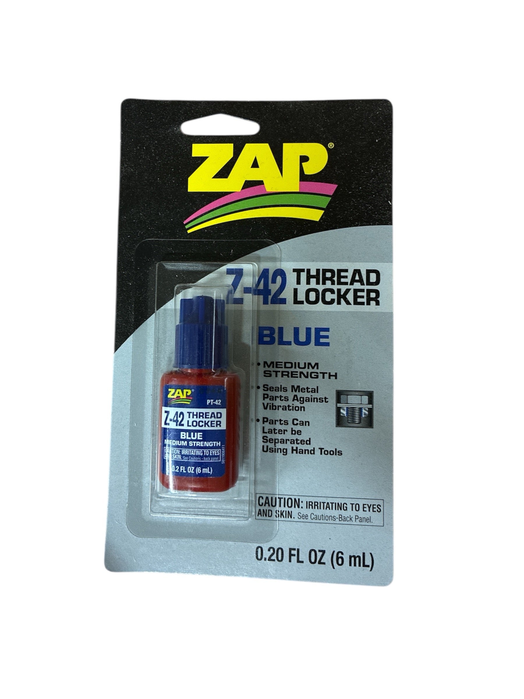 ZAP Z-42 BLUE THREAD LOCKER National Balsa