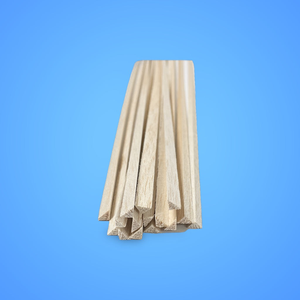 1/4 x 1/4 x 36 Balsa Wood Triangle – National Balsa