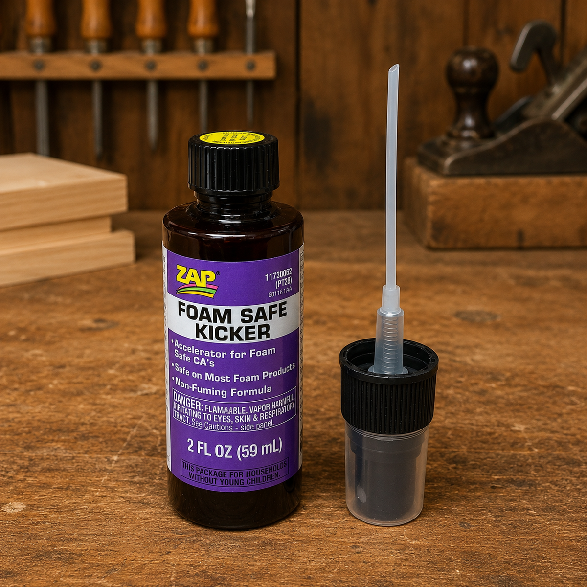 ZAP FOAM SAFE KICKER (PURPLE) National Balsa