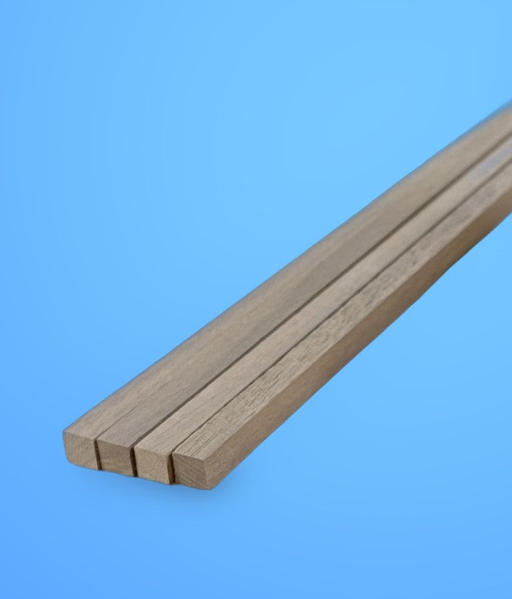 Walnut Stripwood Bundles - 10 Pieces Of 3mm X 12mm Craft Wood